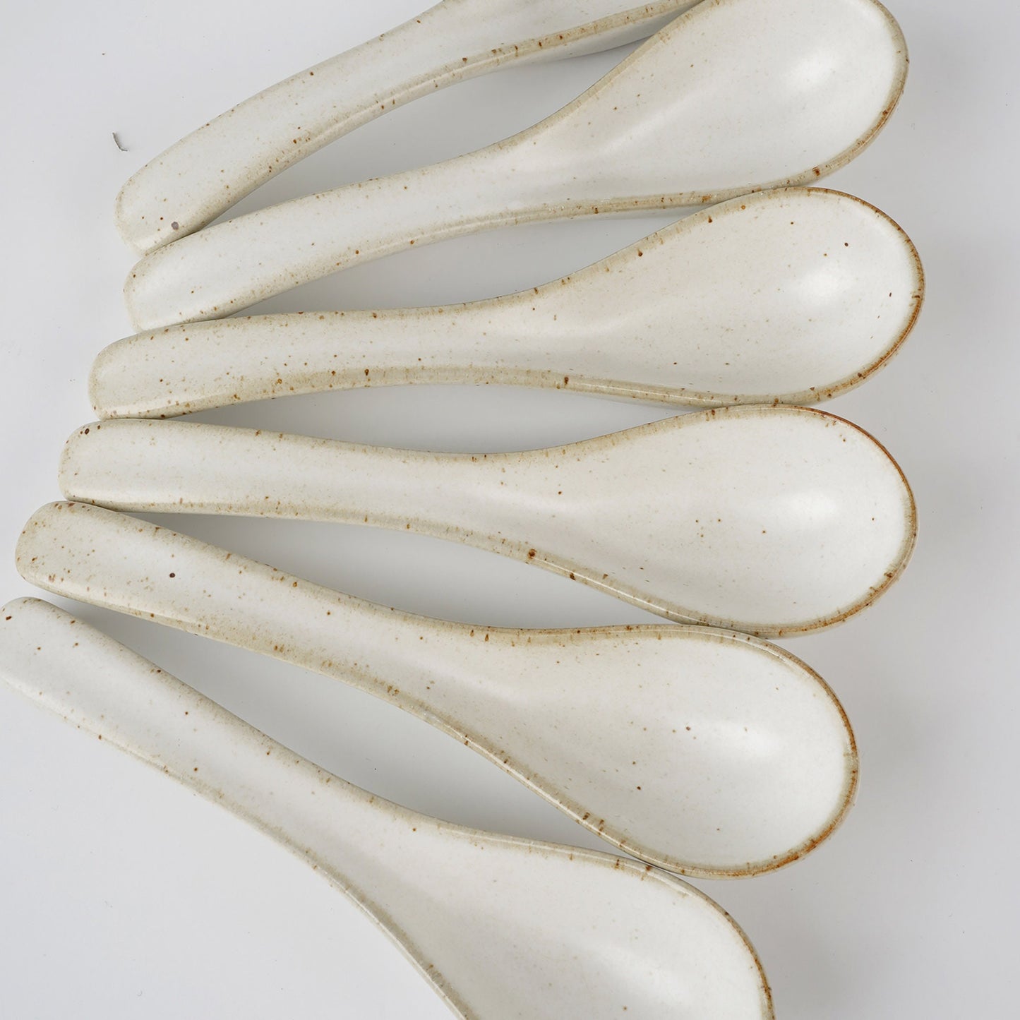 White Soup Spoon