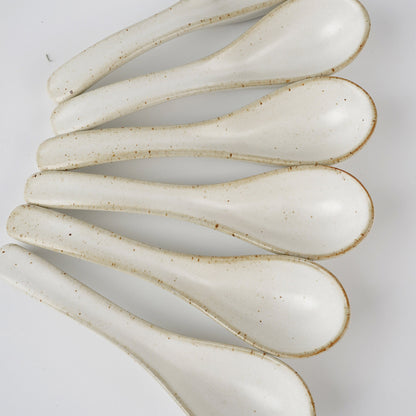 White Soup Spoon