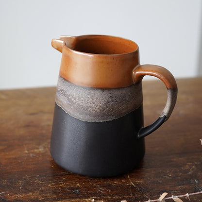 Black Ceramic Pour Over Coffee Server with Dripper