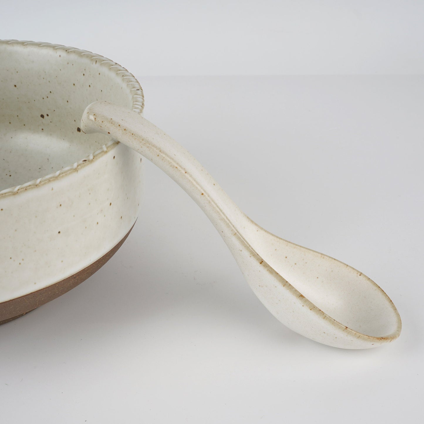 White Soup Spoon
