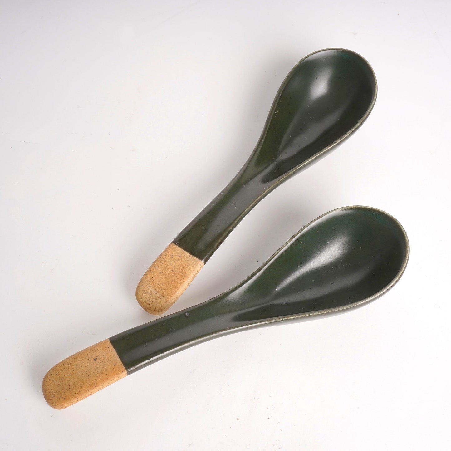 Dark Green Ramen Spoon