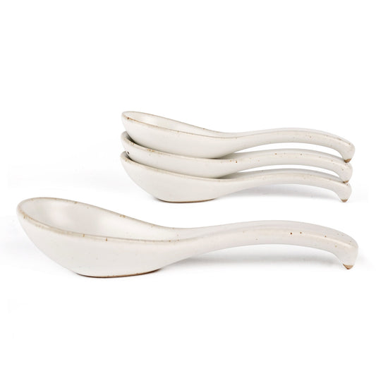 White Soup Spoon