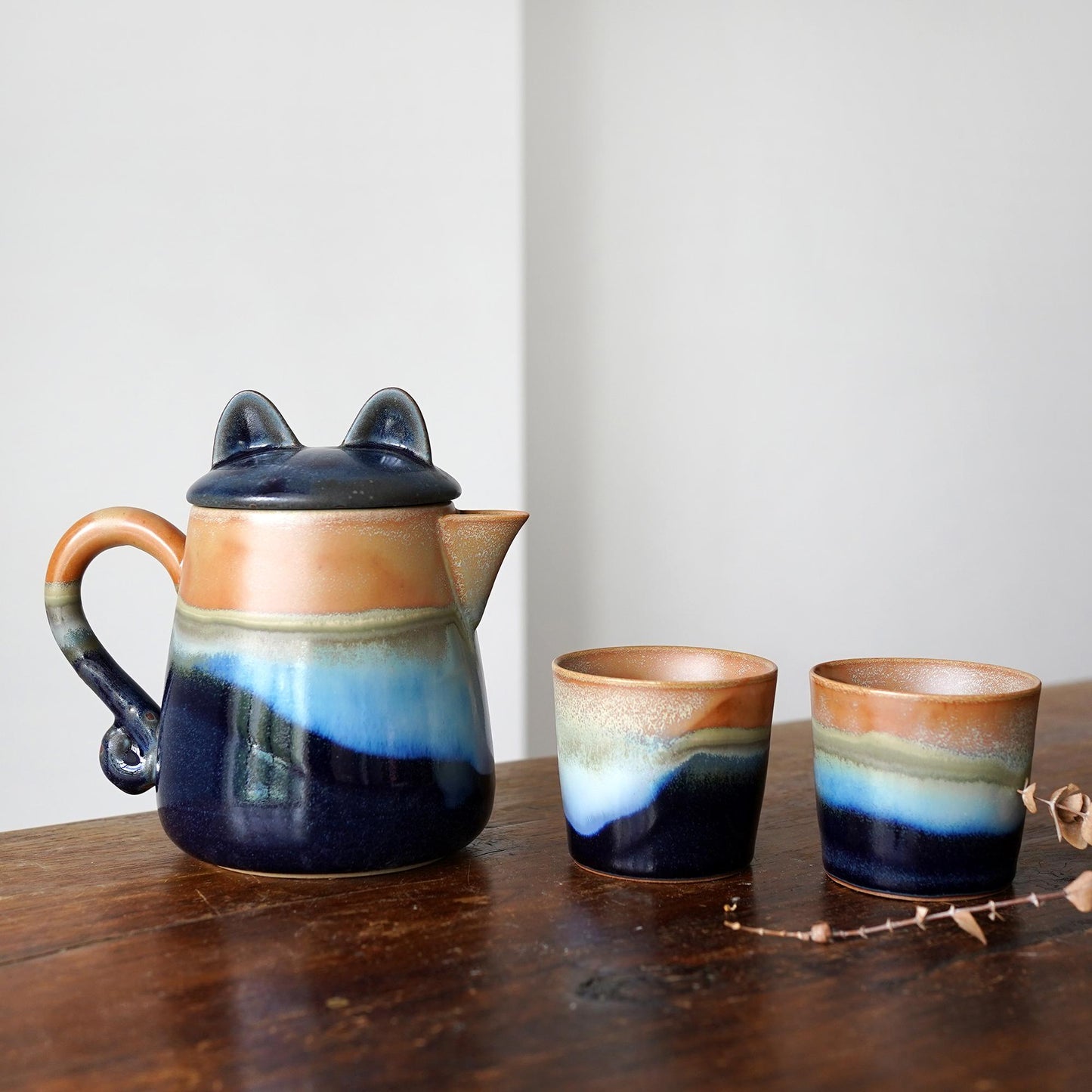 Blue Ceramic Pour Over