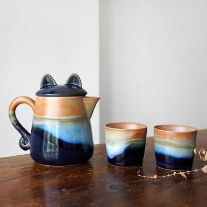 Blue Ceramic Pour Over