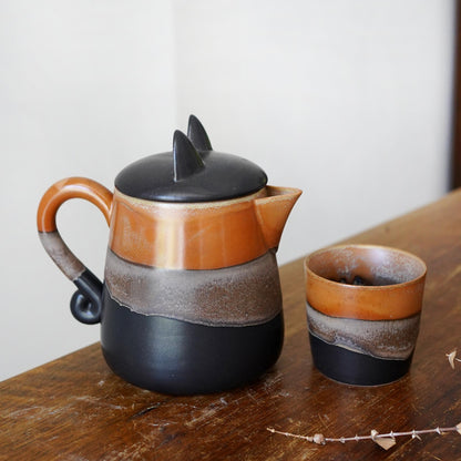 Large Black Ceramic Pour Over