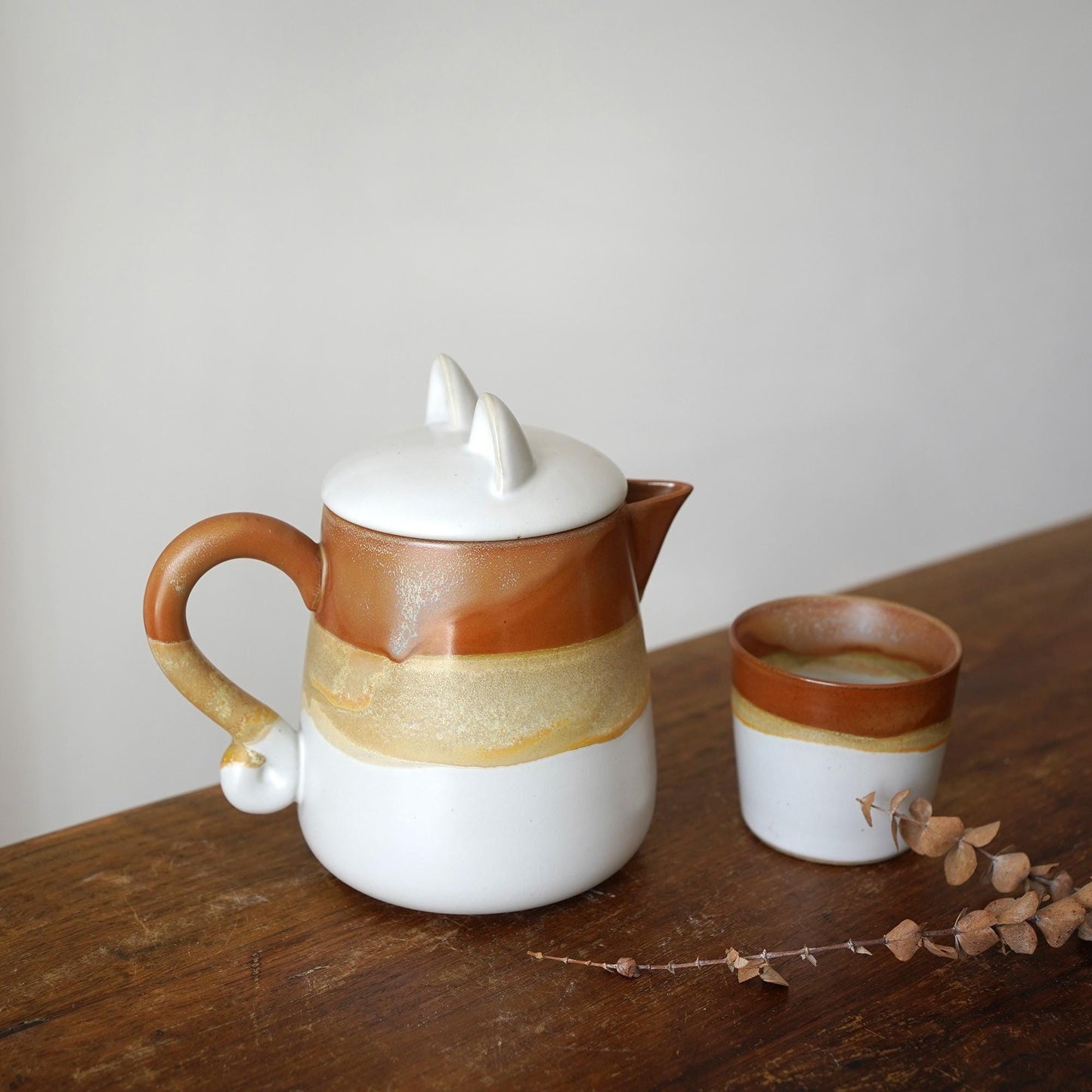 White Ceramic Pour Over