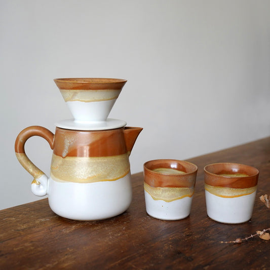 White Ceramic Pour Over