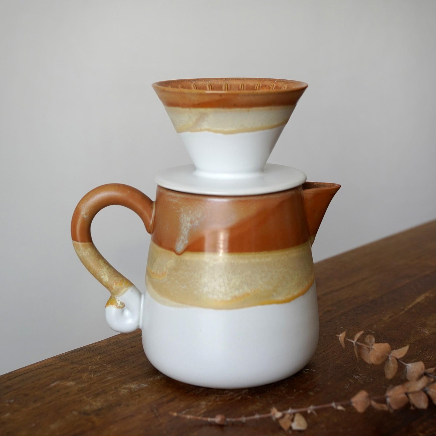 White Ceramic Pour Over