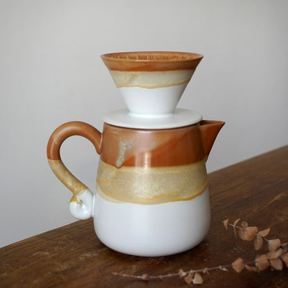 White Ceramic Pour Over