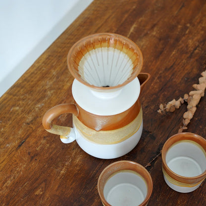 White Ceramic Pour Over