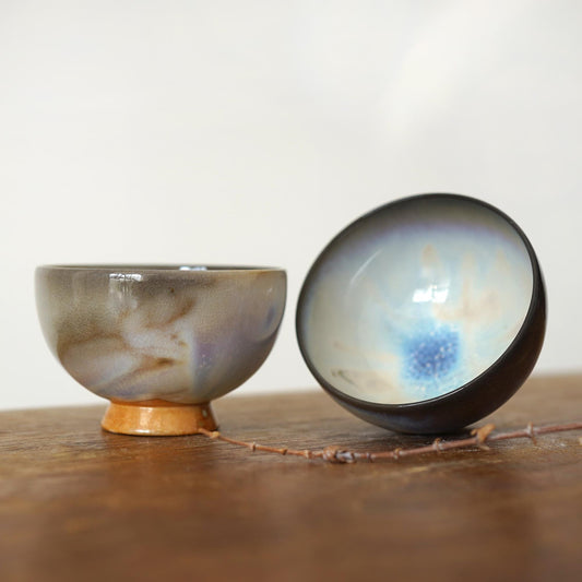 Premium Soda Wood Fired Gaiwan Tea Set
