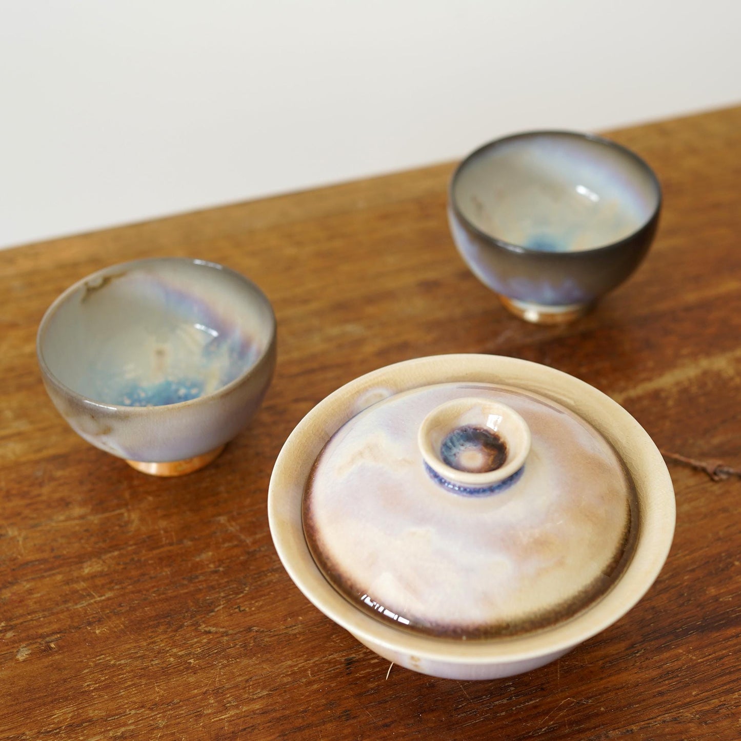 Premium Soda Wood Fired Gaiwan Tea Set