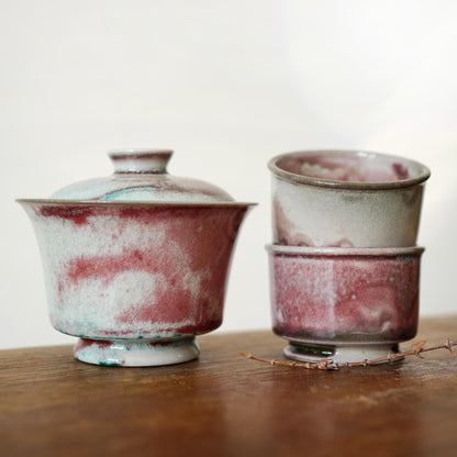 Soda Wood Fired Gaiwan Tea Set